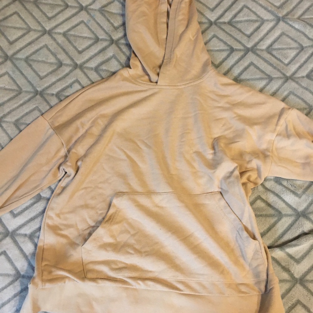Cream color hoodie